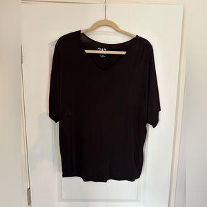 Maurice’s 24/7 black dolman top, size S.